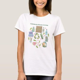 Camiseta Estilo de vida vegetariano e presente ecológico