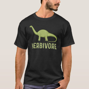 Camiseta Estilo de Vida Vegetariano Engraçado Herbivore Cut