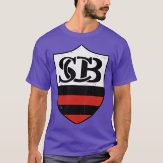 Camiseta Estilo de Vintage do Clube Esportivo Belm Design