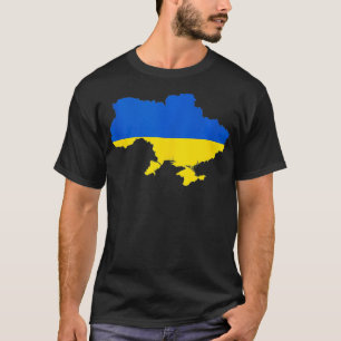 Camiseta Estilo de Vintage do Orgulho da Ucrânia RetroSente