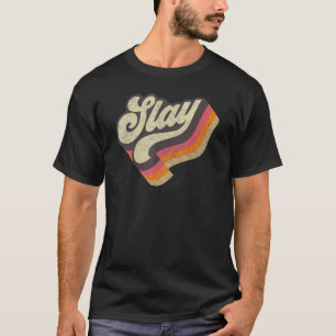 Camiseta Estilo de Vintage do Slang do Memória Viral da Int