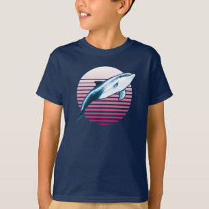 Camiseta Estilo de Vintage - Golfinho Retroativo