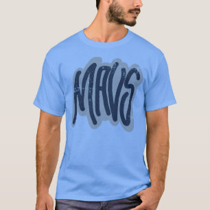 Camiseta Estilo de vintage Mavs TShirt
