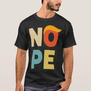 Camiseta Estilo de Vintage Negrito Anti-Trump