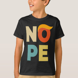 Camiseta Estilo de Vintage Negrito Anti-Trump