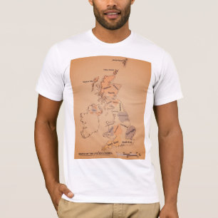 Camiseta Estilo de Vintage - Previsão de Entrega de Ilhas 