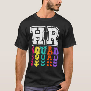 Camiseta Estilo de Vintagem da Equipe de Recursos Humanos n