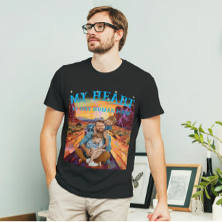 Camiseta Estilo De Vintagem De Fotos De Retrato Personaliza