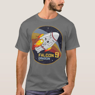 Camiseta Estilo de Vintagem do Falcão 9 Dragão TSirt