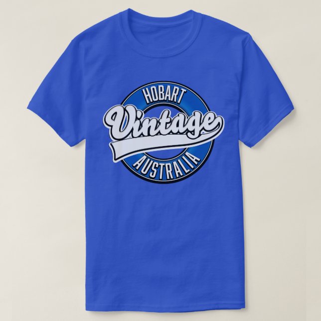 Camiseta estilo de vintagem Hobart australia (Frente do Design)