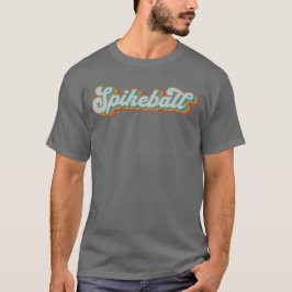 Camiseta Estilo de Vintagem Retroativa do Spikeball