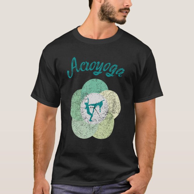 Camiseta Estilo de Workout de Potência da Acroyoga Geometri (Frente)