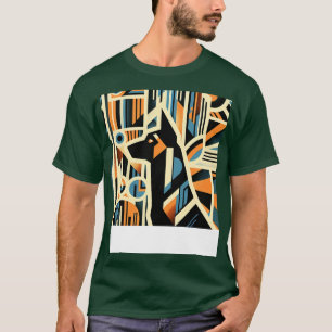Camiseta Estilo Deco de Arte Malinois Belga