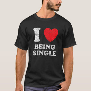 Camiseta Estilo Desgastado Grunge Angustiado Eu Amo Estar C