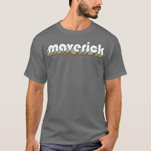 Camiseta Estilo Desvanecido da Tipografia do Arco-Íris Retr