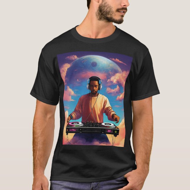 Camiseta Estilo DJ: Libere o ritmo do seu Wardrobe (Frente)