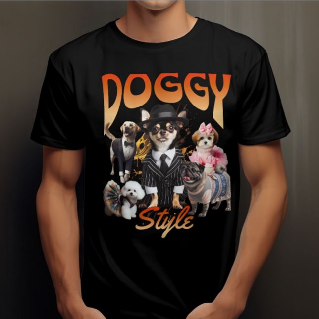 Camiseta Estilo do cão (Criador carregado)