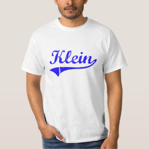 Camiseta Estilo do clássico do sobrenome de Klein