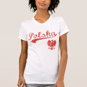 Camiseta Estilo do esporte de Polska Eagle