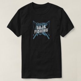 Camiseta Estilo do logotipo Pesca Baja