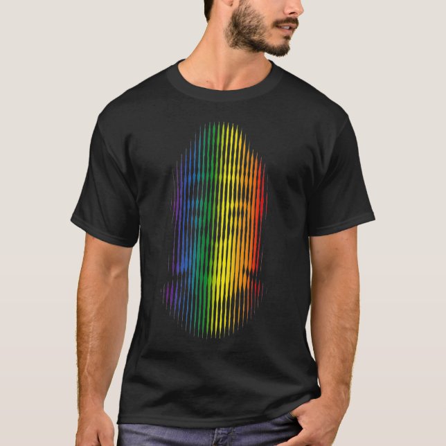 Camiseta Estilo do Orgulho LGBTQ Siddhartha Gautama Buddha  (Frente)