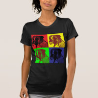 Estilo do pop art do cão do pugilista