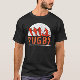 Camiseta Estilo do Rugby Vintage