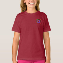 Camiseta estilo e design de menina