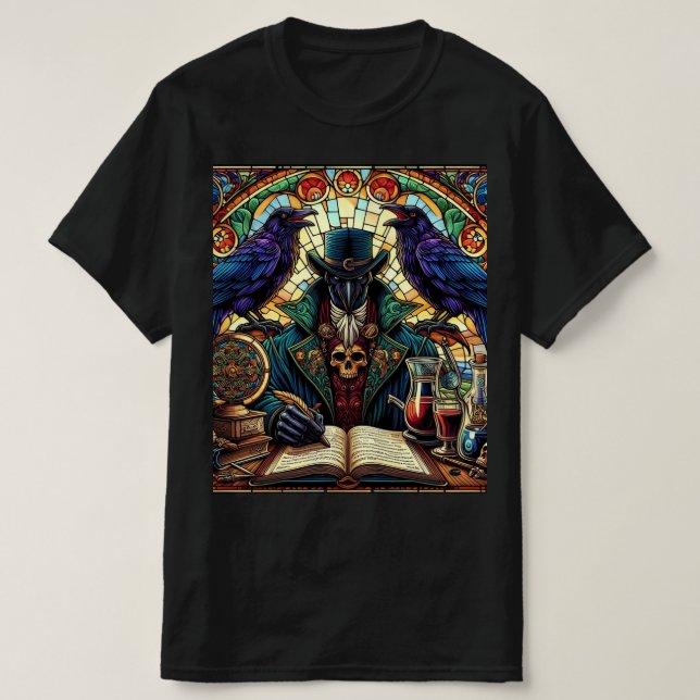 Camiseta Estilo elegante de médico da peste (Frente do Design)