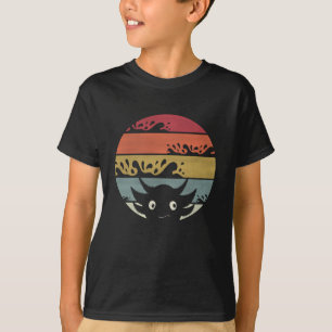 Camiseta Estilo Engraçado Axolotl Lover 80s Estilo Retrovi