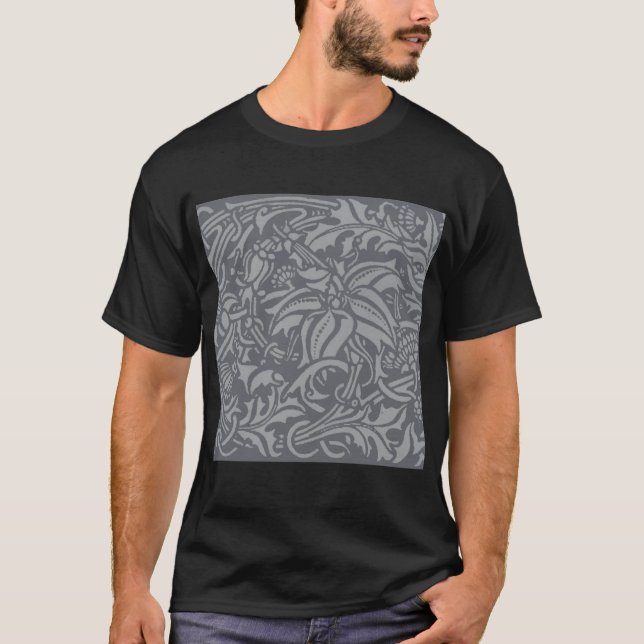 Camiseta Estilo Escocês do nó William Morris (Frente)
