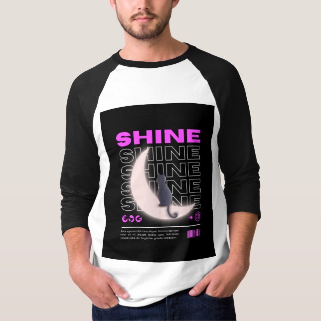 Camiseta Estilo essencial - T-Shirts masculinas de tendênci (Frente)