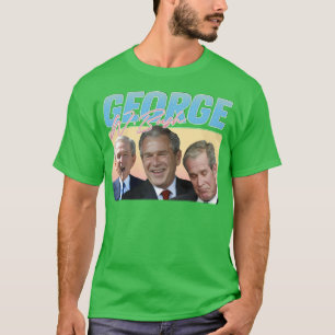 Camiseta Estilo estético George W Bush 90s1