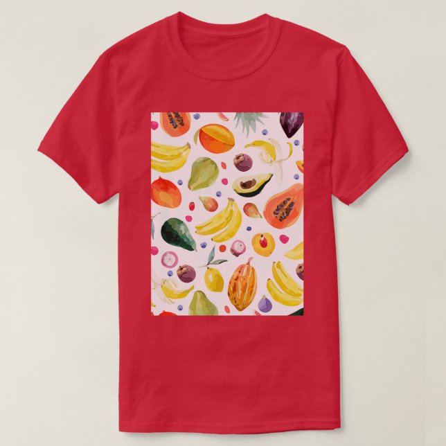 Camiseta Estilo Exótico Avocado Desenho TSirt Clássico (Frente do Design)