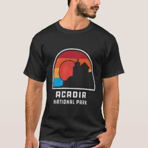 Camiseta Estilo Exterior do Parque Nacional Acadia Maine