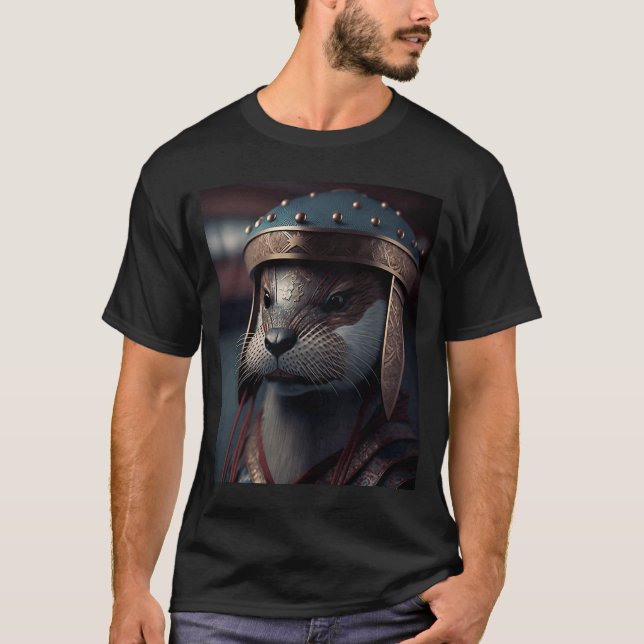 Camiseta Estilo externo Shinobi Máscara japonesa Estilo ext (Frente)