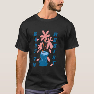 Camiseta Estilo Floral Sutil 8647 Engraçado 86 47 Numeral R