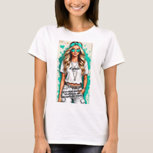 Camiseta estilo geração z 