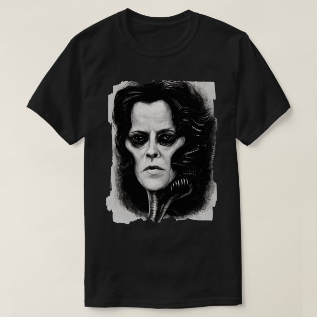 Camiseta Estilo Gigante Sigourney Weaver (Frente do Design)