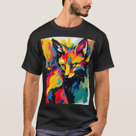 Camiseta Estilo Groovy Abstrato Fox 1960