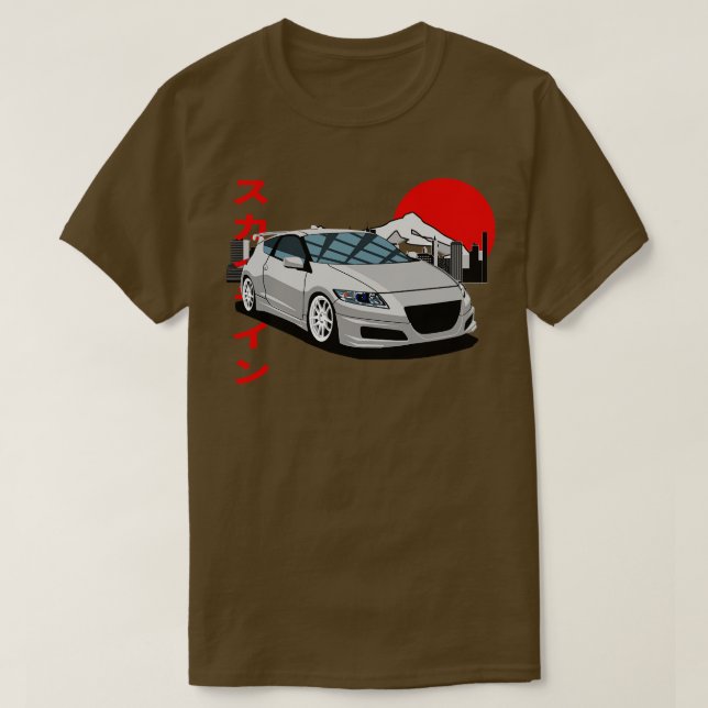 Camiseta Estilo Honda CRZ JDM (Frente do Design)