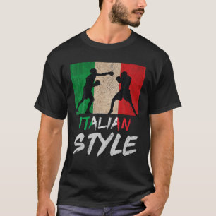 Camiseta Estilo italiano Boxing Itália Orgulho Boxing Boys