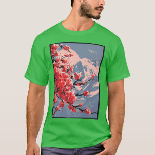 Camiseta Estilo Japão de Animação de Arte Gráfica