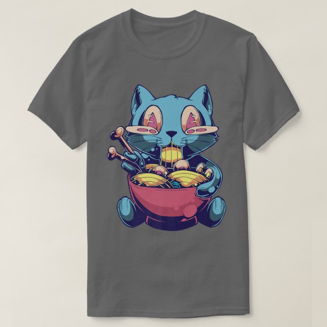 Camiseta Estilo japonês estético Vaporwave japonês Kawaii R (Frente do Design)