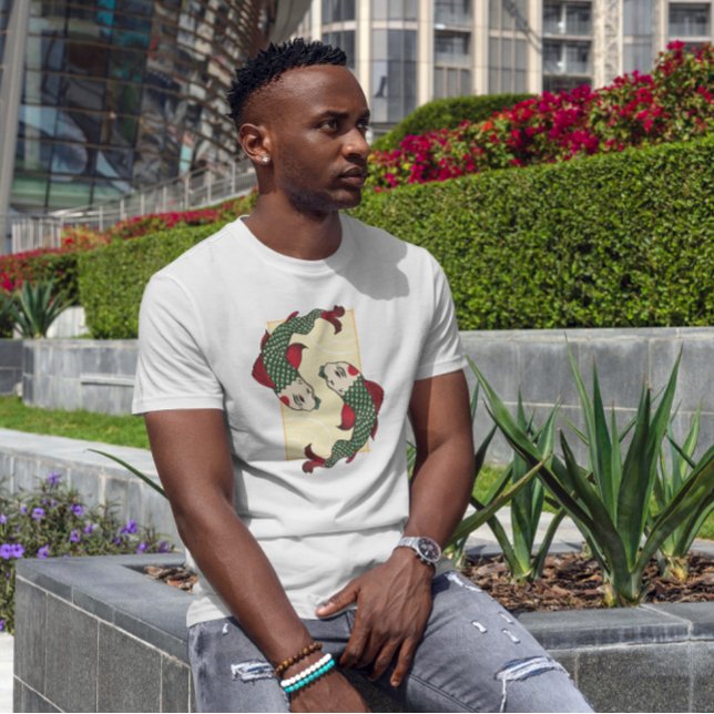 Camiseta Estilo Japonês Koi Fish (Criador carregado)