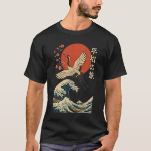 Camiseta Estilo Japonês - Viagem pela paz