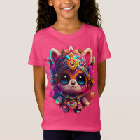 Estilo Kawaii Caleidoscópio Colorido