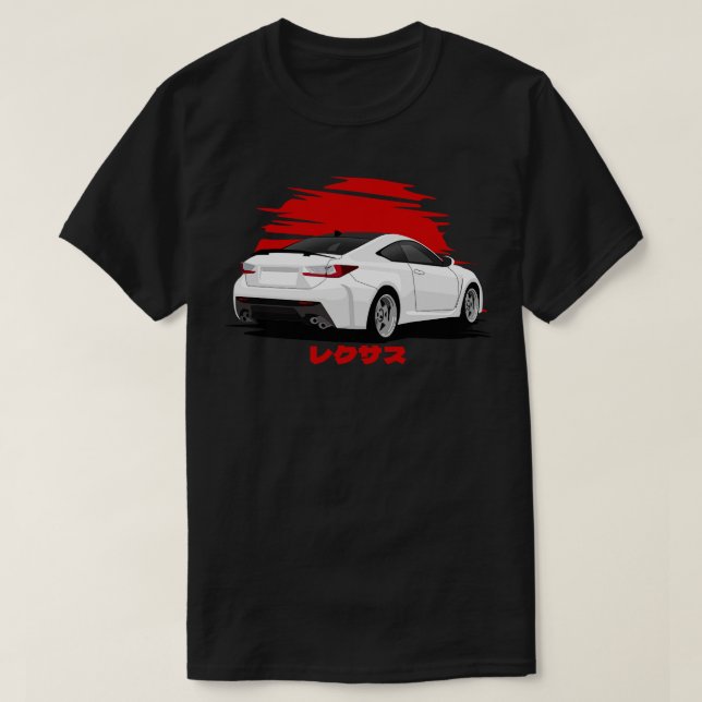 Camiseta Estilo Lexus RC F JDM (Frente do Design)