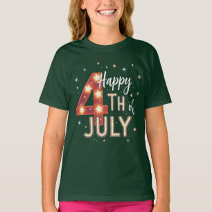 Camiseta Estilo Liberdade: Designs de Slogan dos EUA