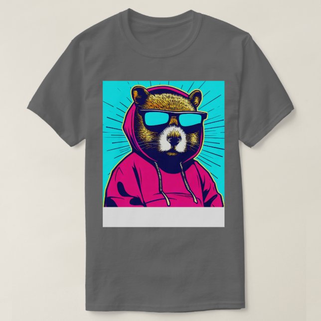 Camiseta Estilo livre do castor (Frente do Design)